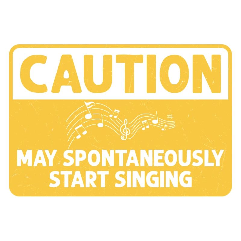 Caution May Spontaneously Start Singing Singer Kar