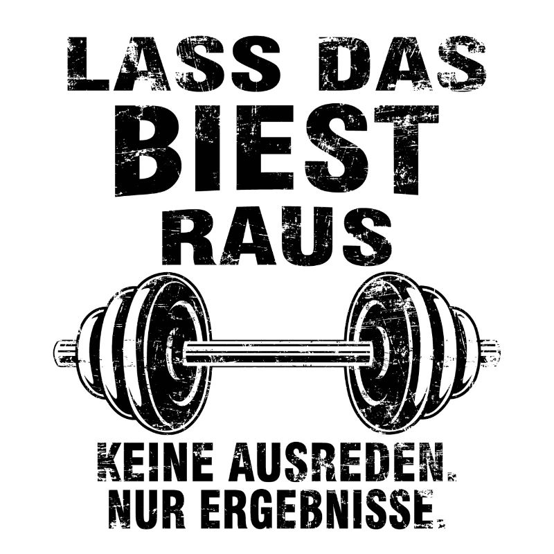Lass das Biest raus – Hardcore Training Tee