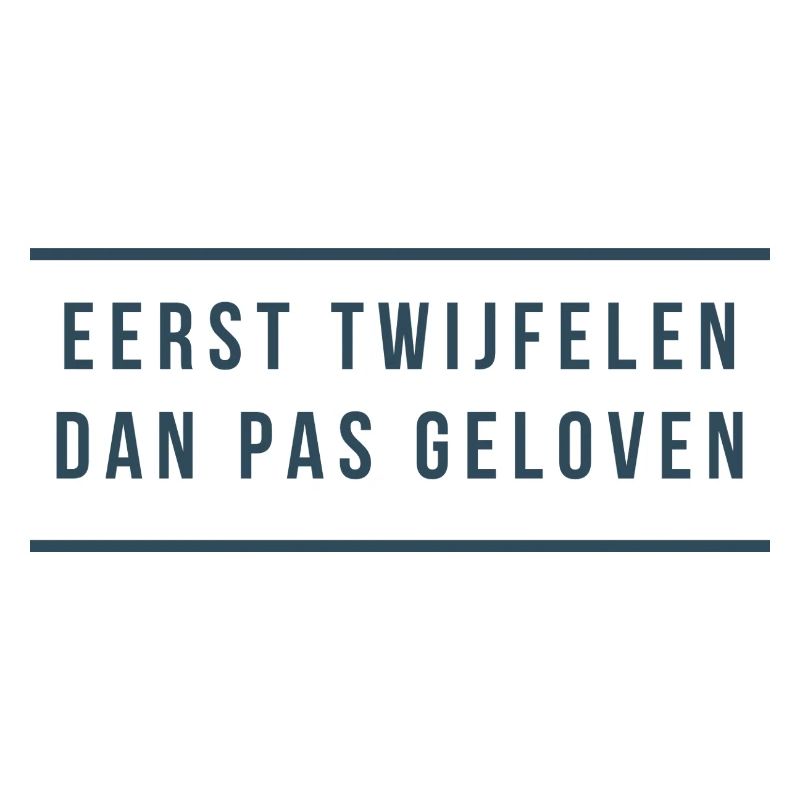 D’abord douter, puis croire. Dialecte anversois