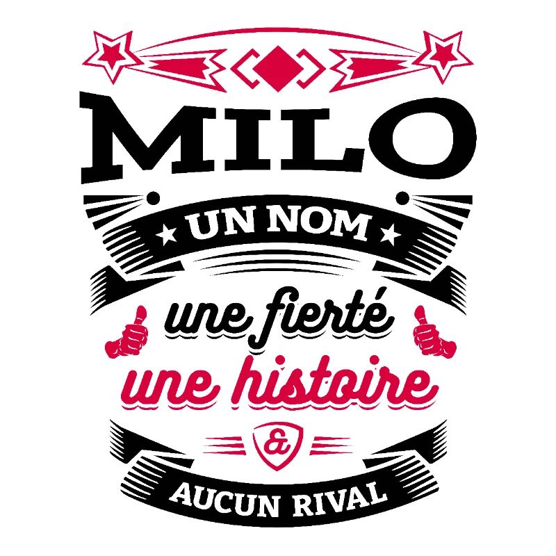 MILO UN NOM UNE FIERTÉ AUCUN RIVAL