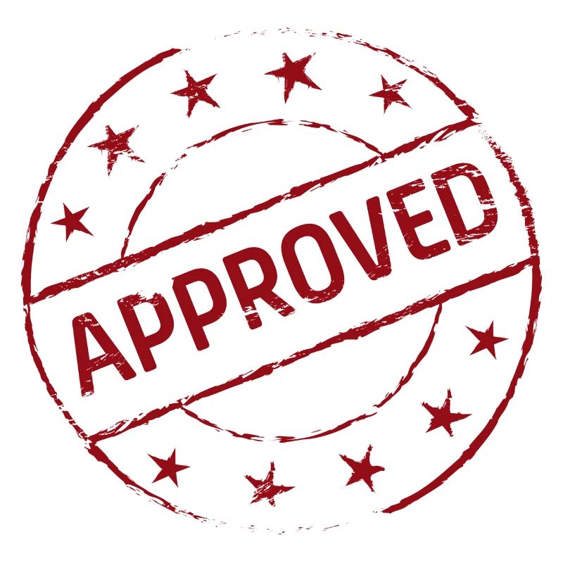 Approved Symbol Geschenk Geschenkidee