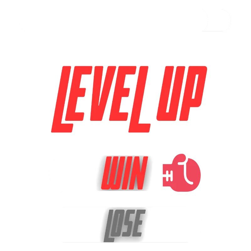 Level Up Win Lose Sport Spieldesign