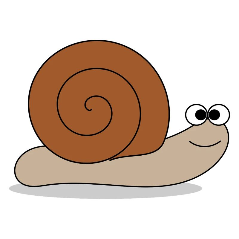 Brown escargot