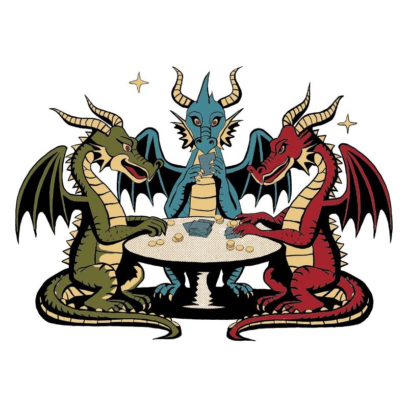 Drachen-Spielkarten