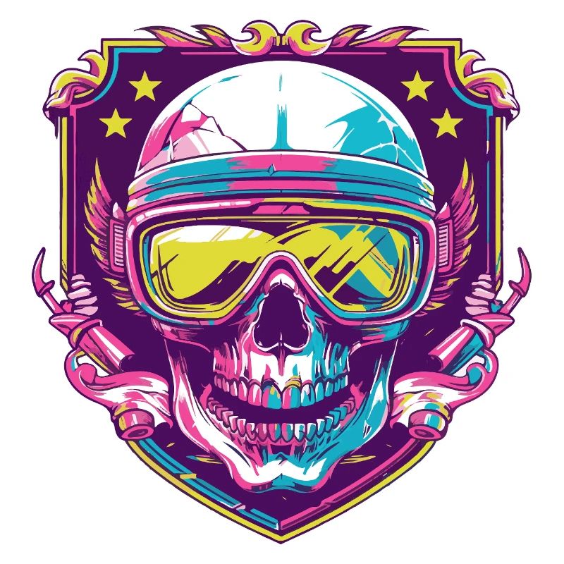 Ski Ski Goggles Skull