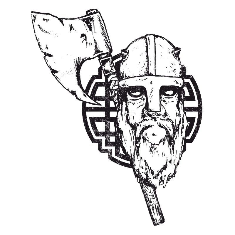 Wikinger mit Axt und Knoten - crashed