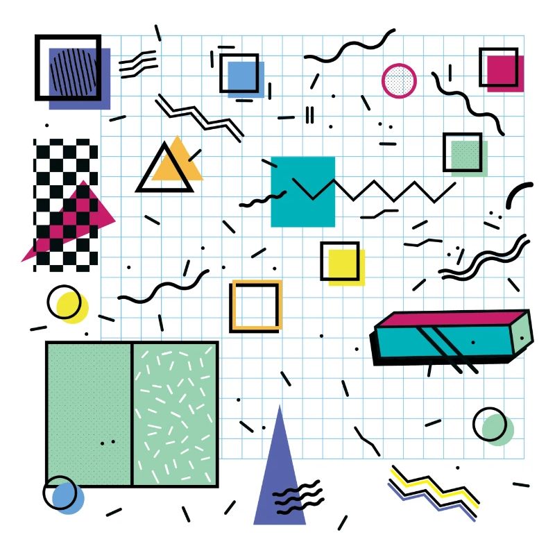 Eldram's Eighties Abstract 01