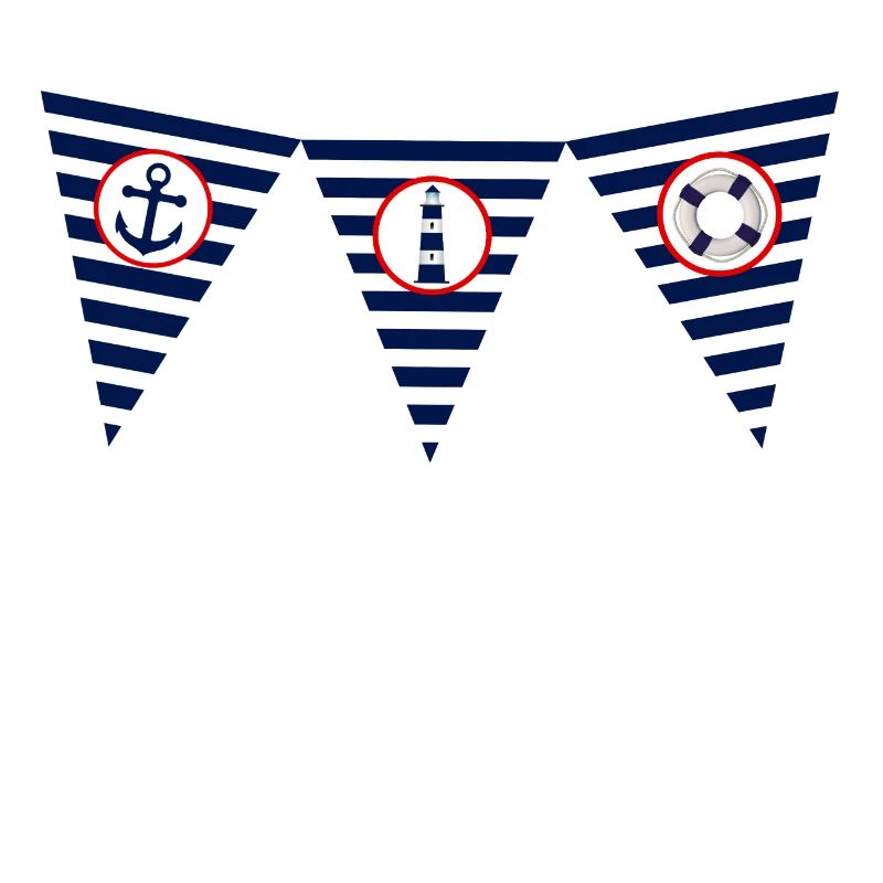 maritime, mer, phare, drapeau, fanion