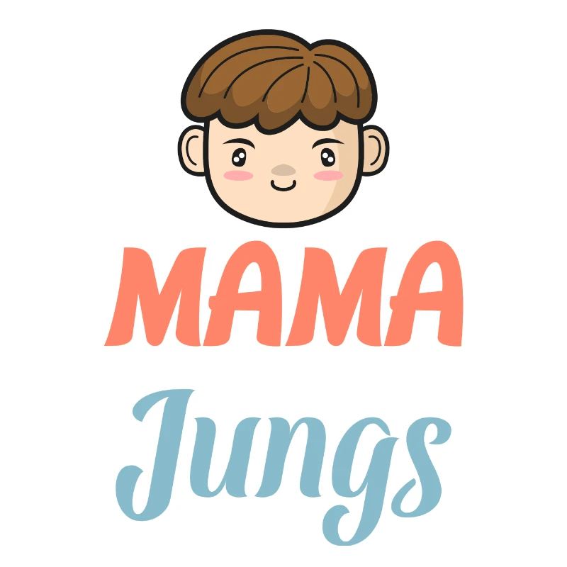 Mama von Jungs - Coole starke Mutter Geschenk