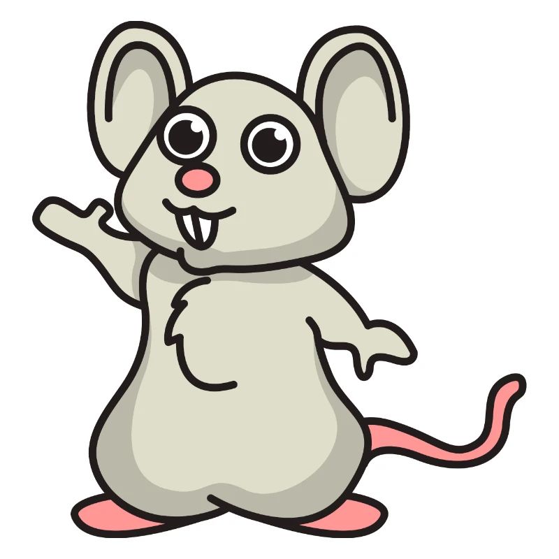 Maus Comic Mäuse Geschenk Haustier Tier niedlich