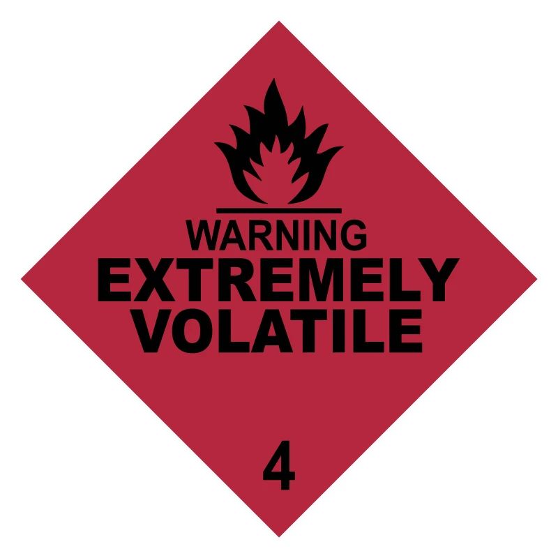 warning extremely volatile square II 2c