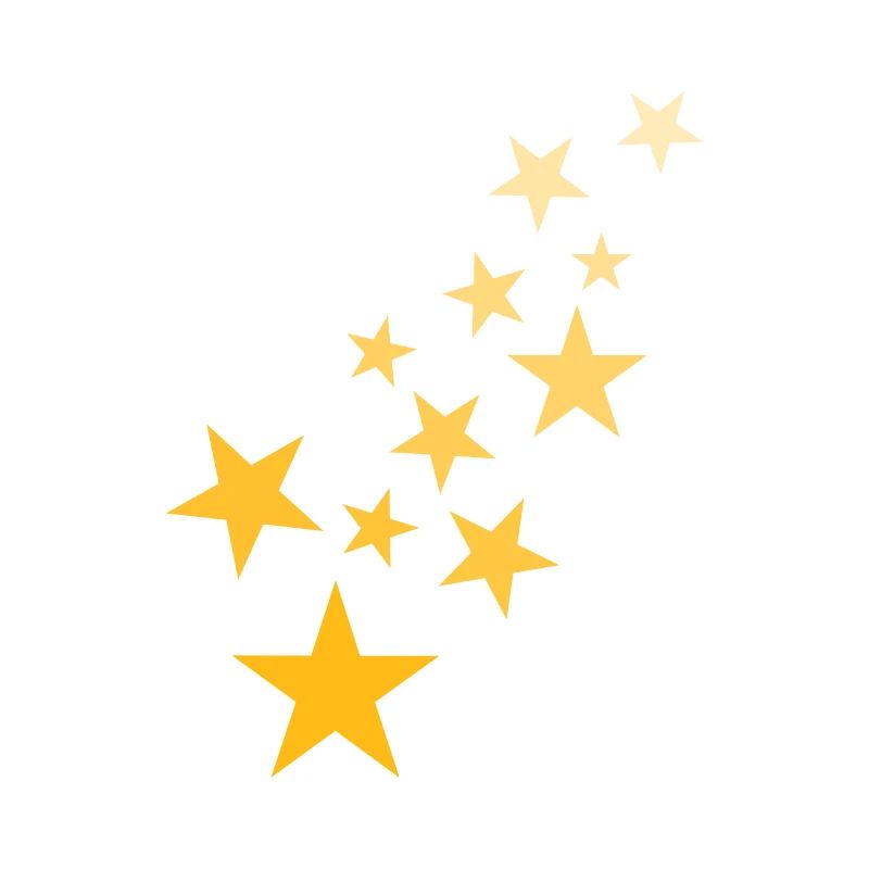 Star asterisk pattern starry sky
