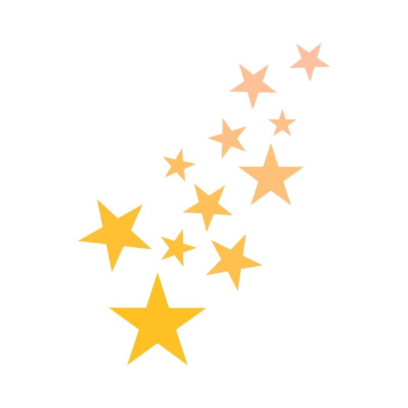 Star asterisk pattern starry sky