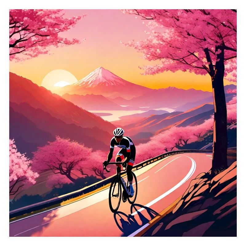 Saison des fleurs de cerisier - Randonnée à vélo