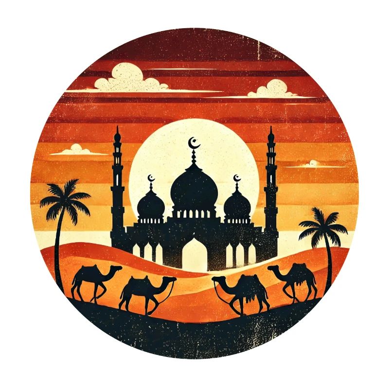 Marrakesh Mosque sunset