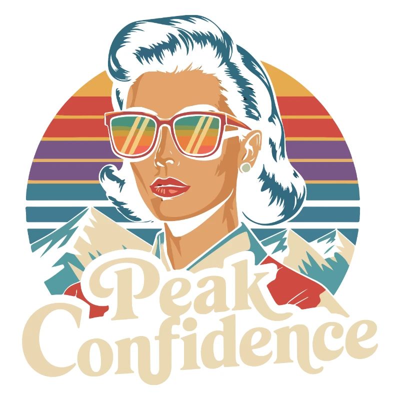 Peak Confidence - Retro Elegance