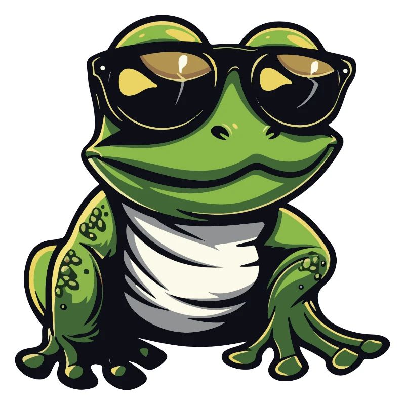 Frosch Tier Cool