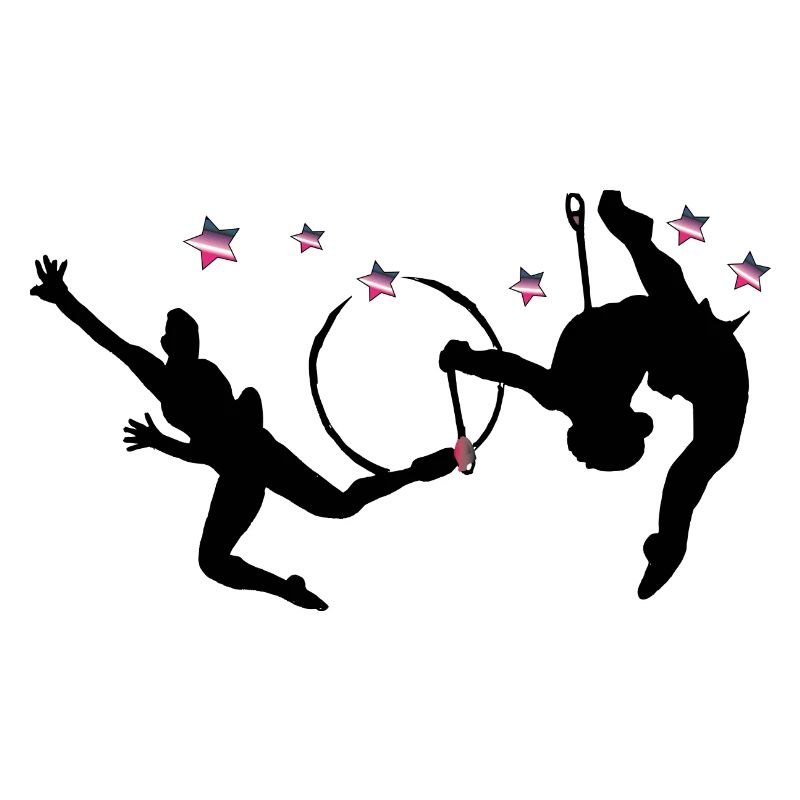 Rhythmic gymnastics with hoops