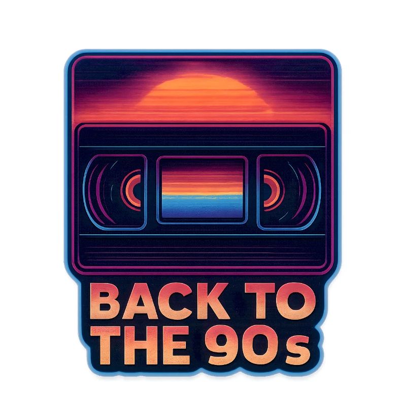 Back to the 90s VHS Kassette Retro