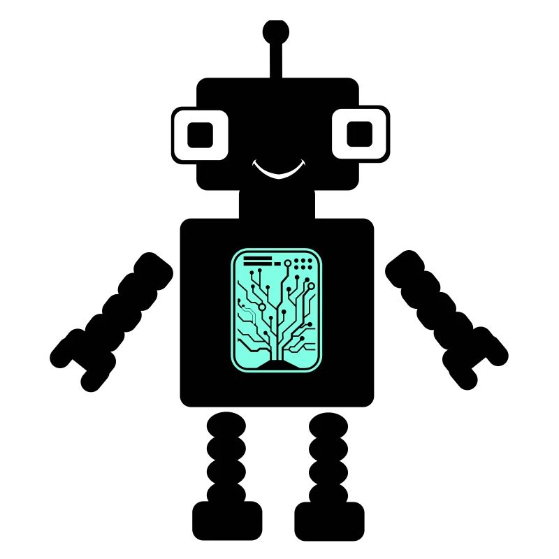 Roboter Comic