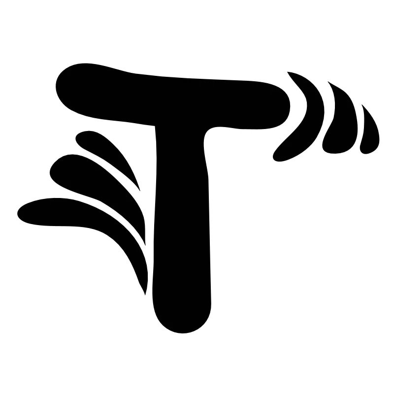 Letter T & Pattern