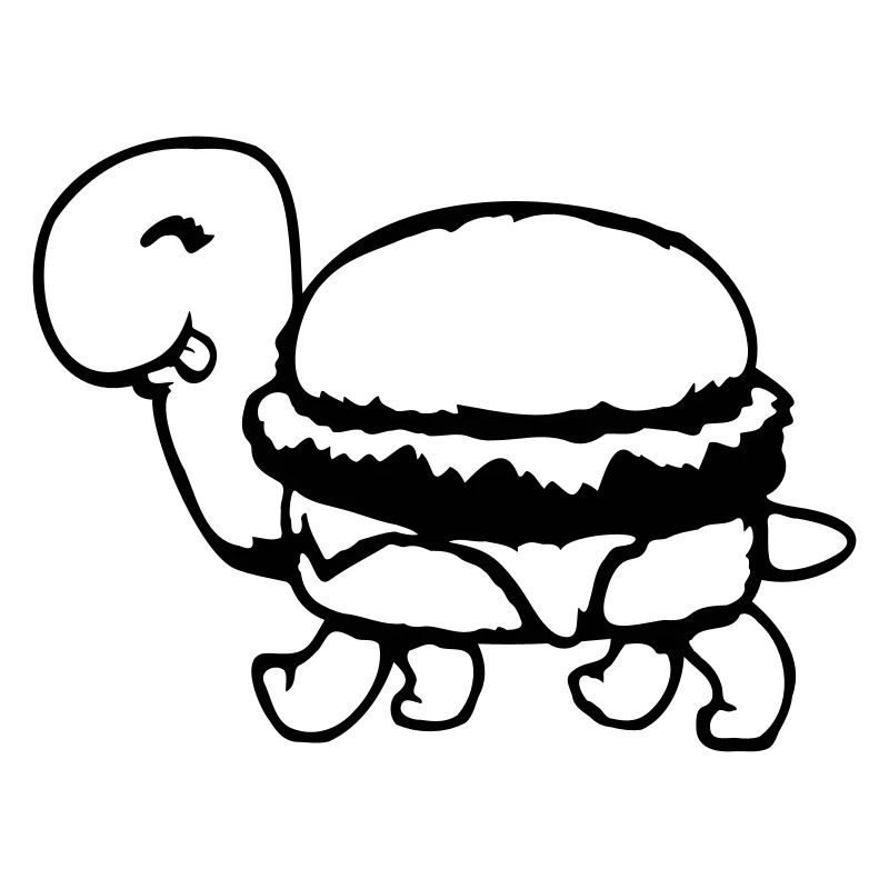 Turtle Hamburger Cheeseburger Fast-Food Fun
