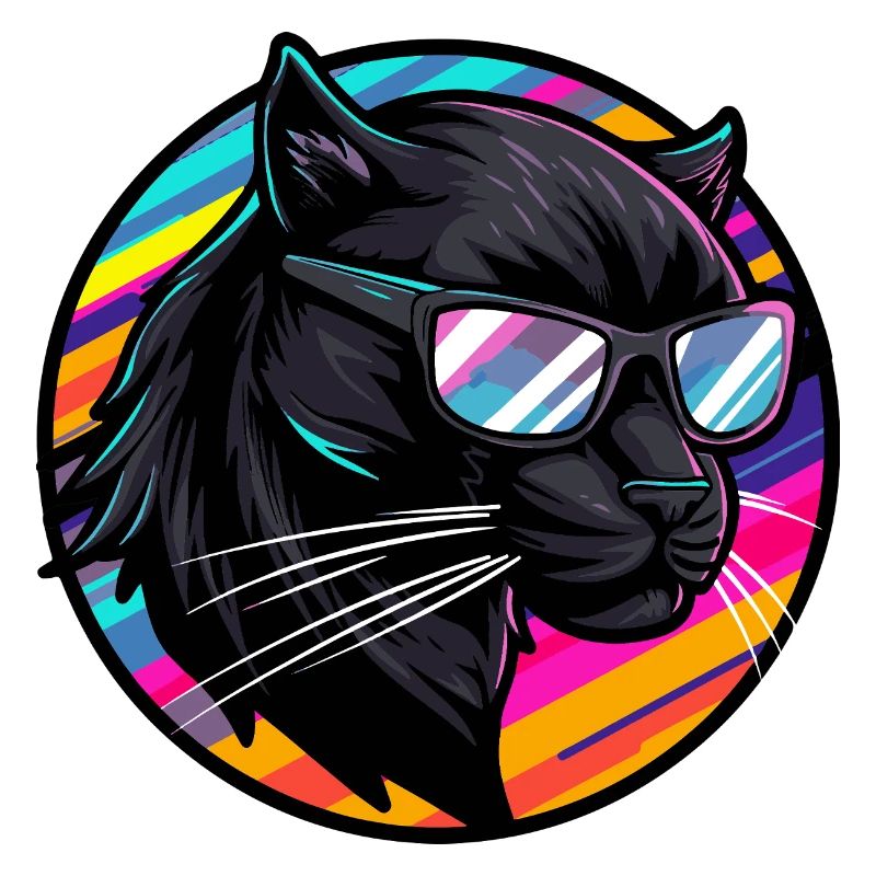 Panthère Bande Dessinée Cool