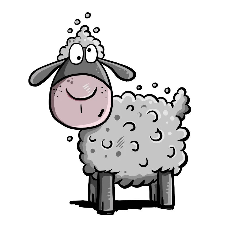 Little Wool Sheep I Sheep Comic I Gift