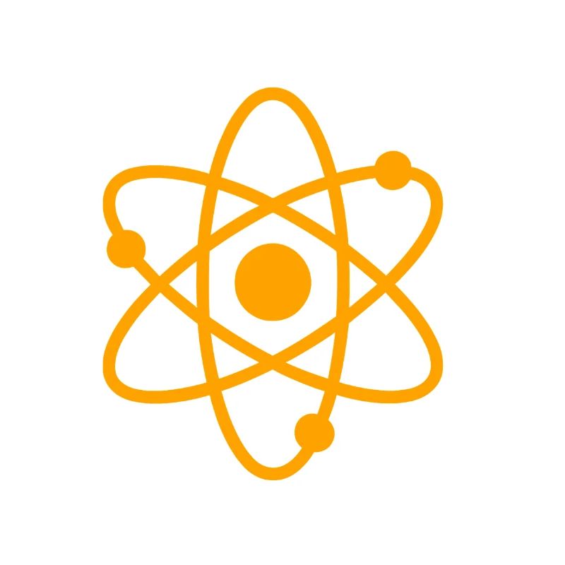 Proton Positive Thinking Atom Graphic