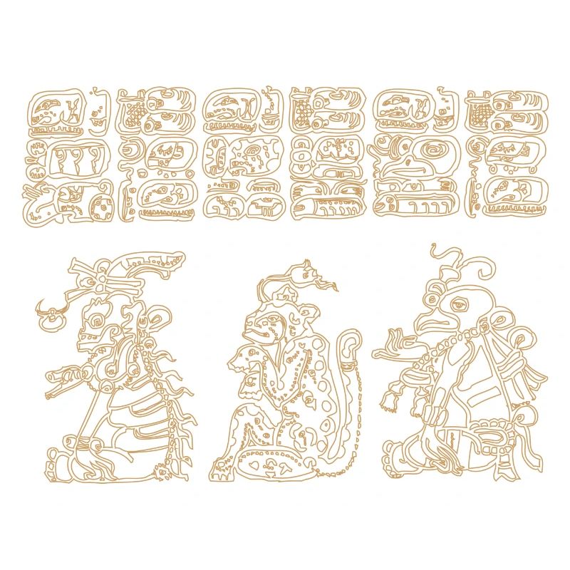 Glyphen der Maya