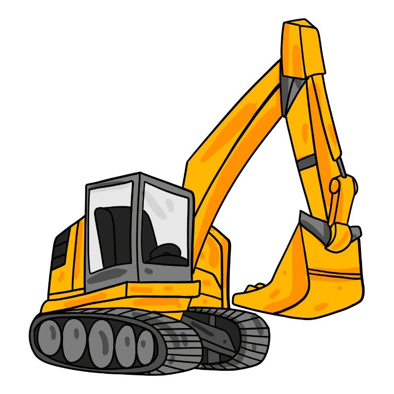 Löffelbagger Ausgräber Bagger