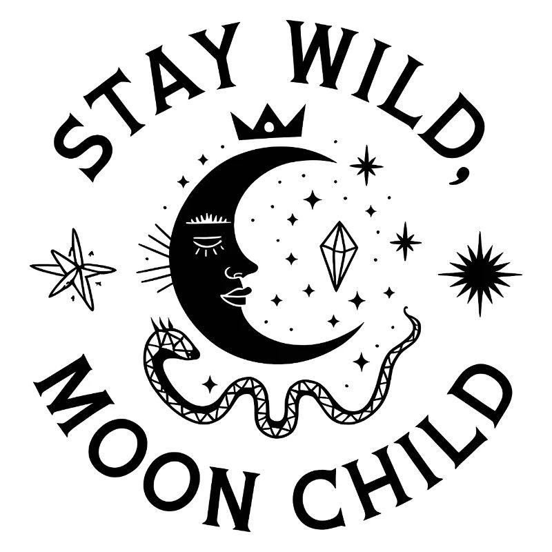 Bleib wild Mondkind - Astronomy Design