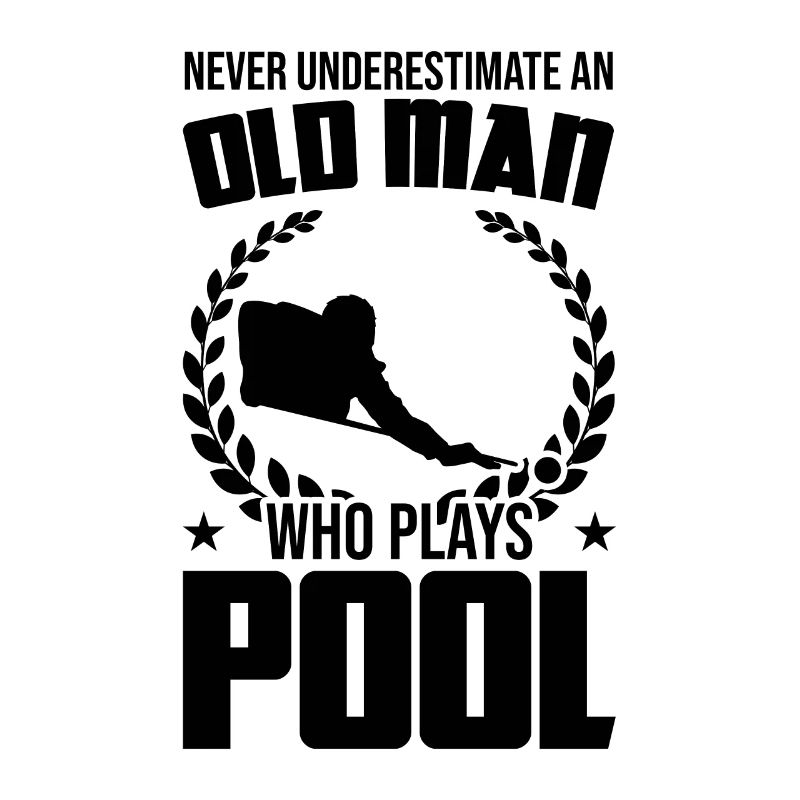 Old billiard player