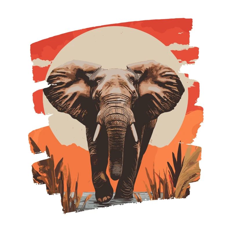 Elephant Retro