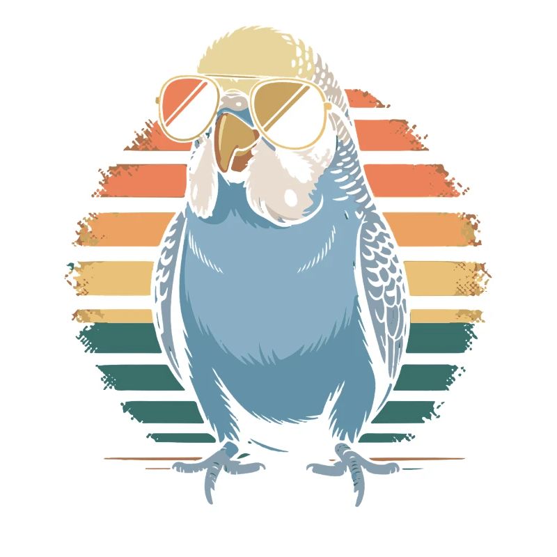 Perruche colorée