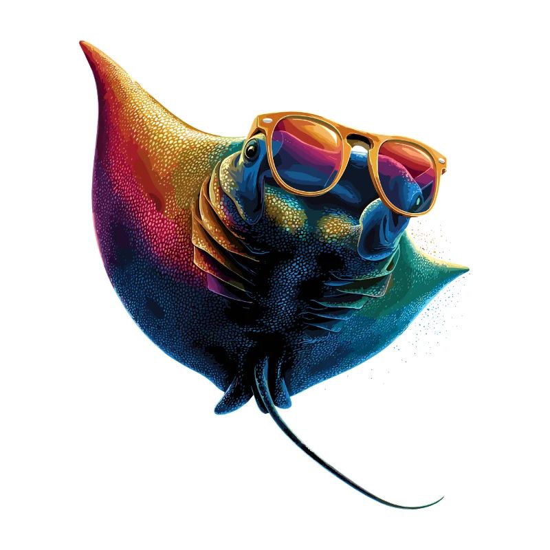 Manta Ray, Devil Ray, Stingray, Diver