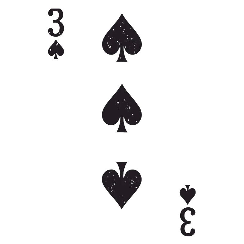 Three spades