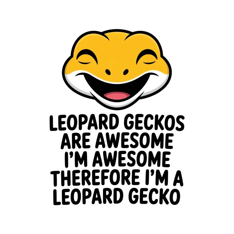 Leopard Gecko Laugh Artwork
