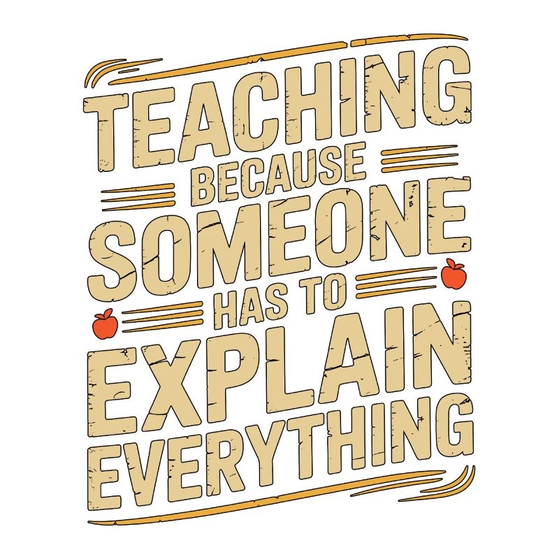 Elementary Teacher Teaching Because School Tutor