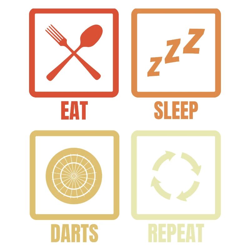 Manger des fléchettes pour dormir répéter