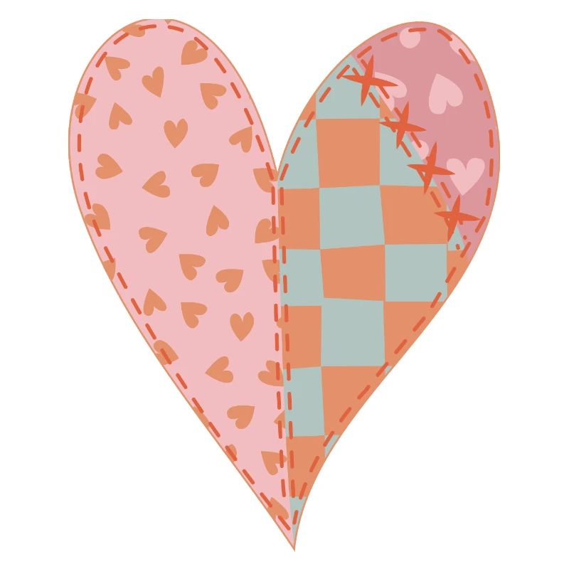 Patchwork Herz Nr. 2