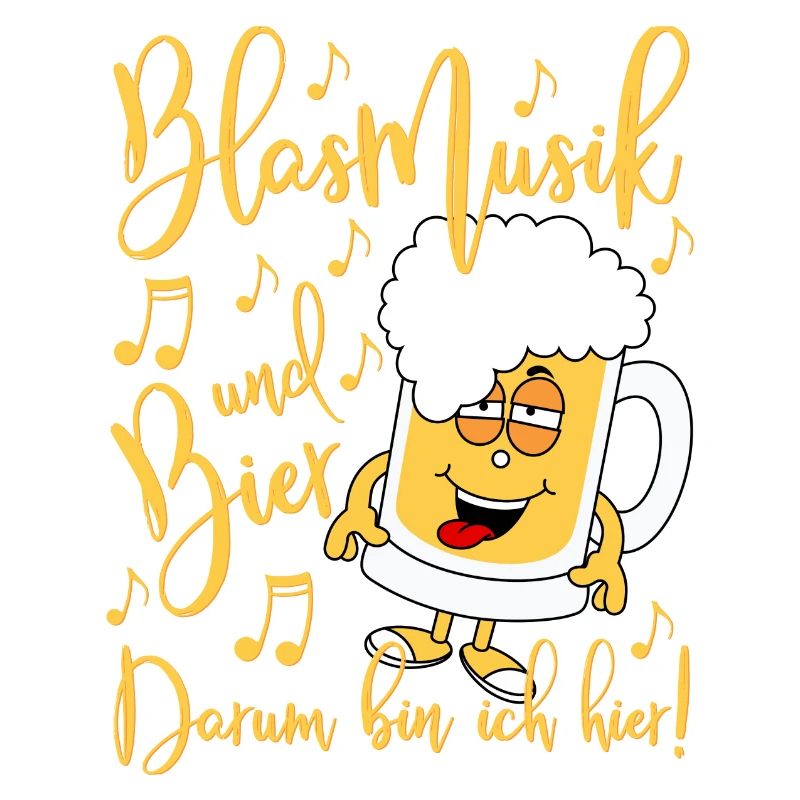 Blasmusik und Bier Darum bin ich hier