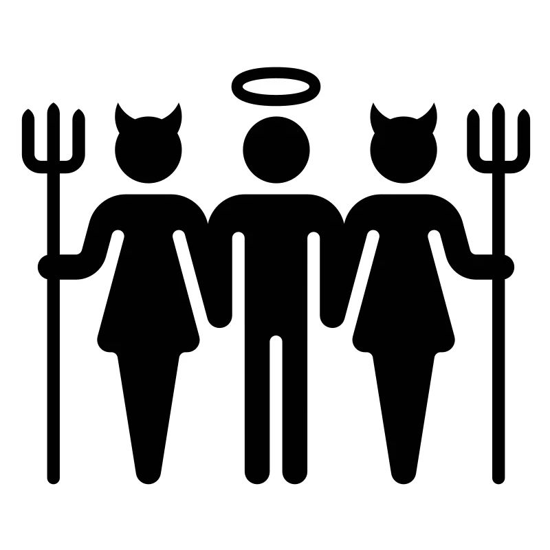 Teufel-Engel-Teufel / Devil-Cherub-Devil (M)