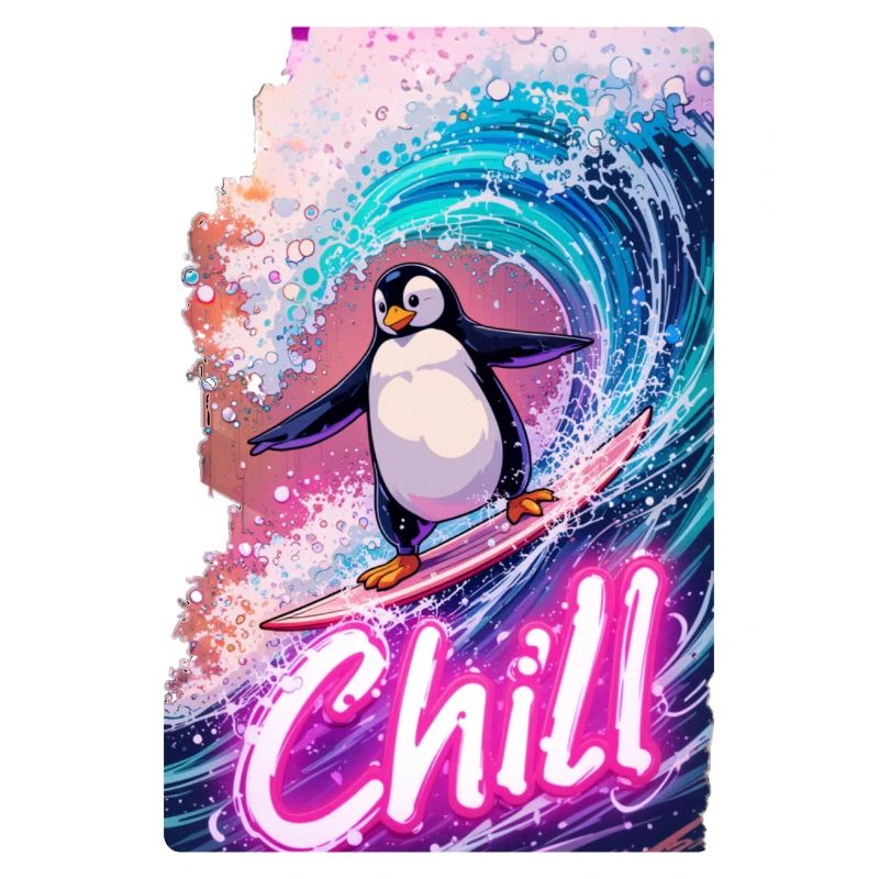 Surfing Penguin