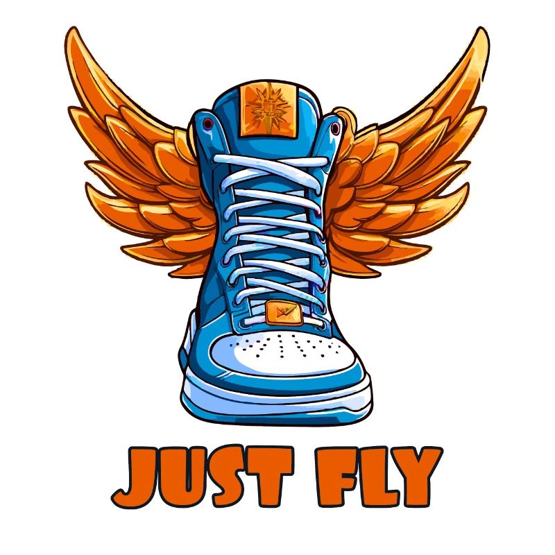 Sneaker sneaker avec ailes