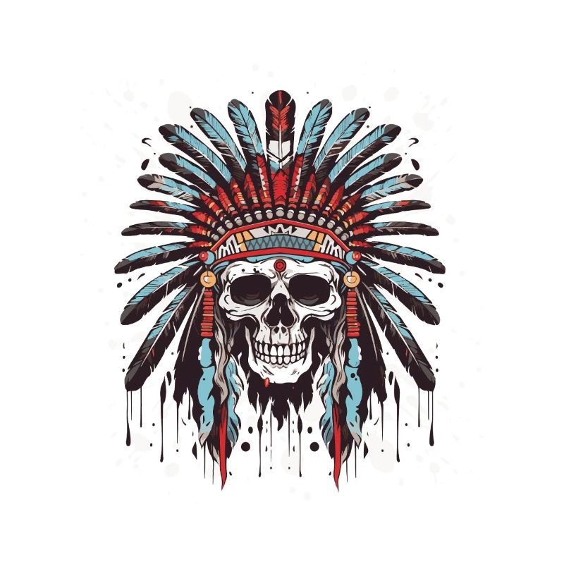 Crâne Apache Indien