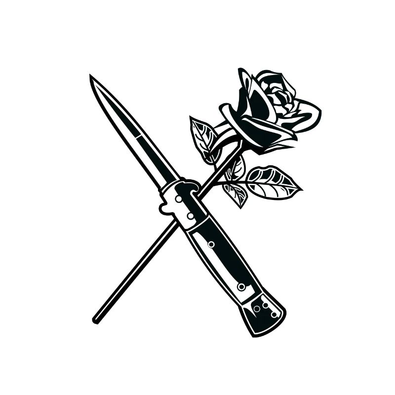 Falling In Reverse Love Hate Rose Knife Forever