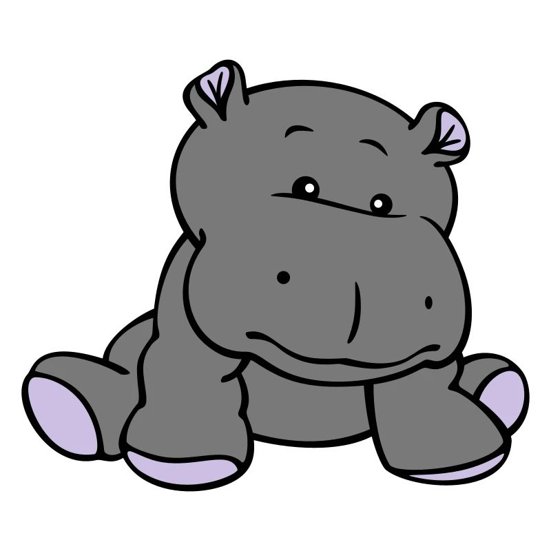 Hippo / Hippopotamus / bébé d'hippopotame (3C)