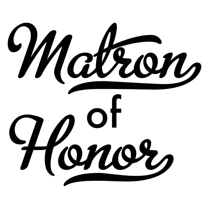Matrone d’honneur - Mariée