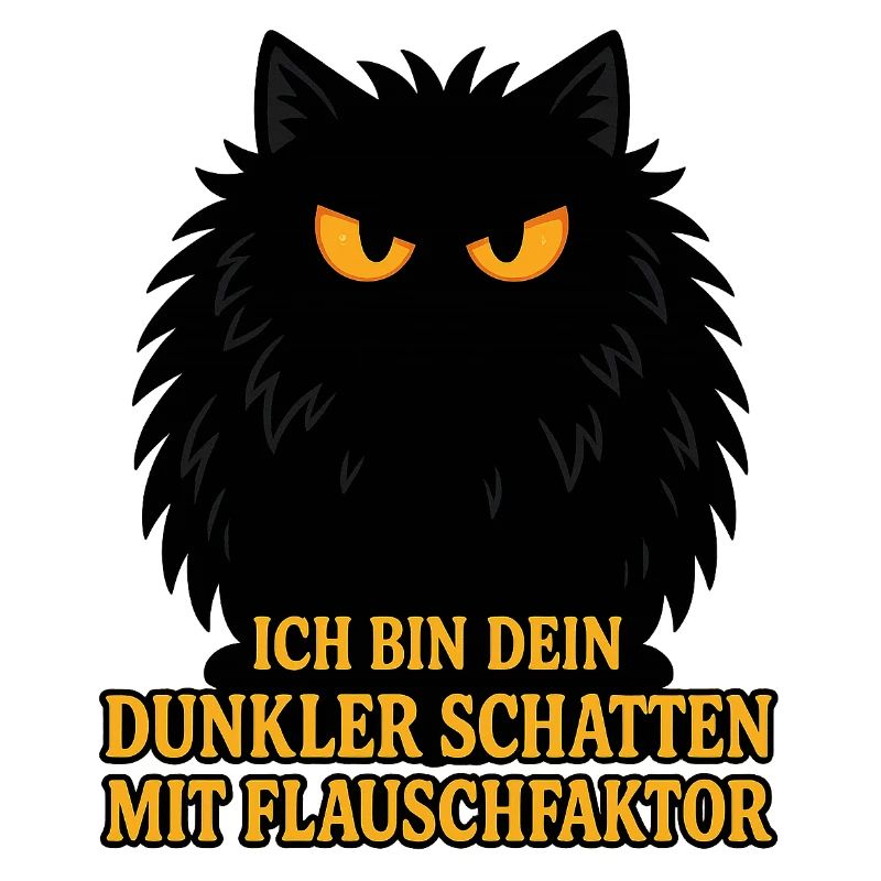 Dark shadow with fluff factor – cat